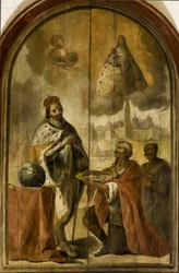 Overhandiging van de sleutels van Sevilla aan San Fernando